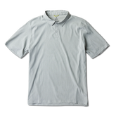 Bless Up Breathable Stretch Polo Shirt - Grey