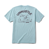 Unhustle Premium Tee - Dusty Blue