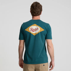 Diamond Script Premium Tee - Deep Sea