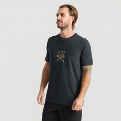 Yin Yang Forage Premium Tee - Washed Black