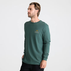 Earth & Sea Premium Long Sleeve Tee - Slate Green