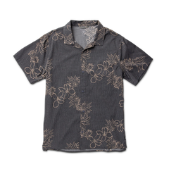 Bless Up Trail Button Up Shirt - Onyx Floral