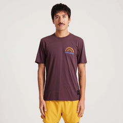 Mathis Core Short Sleeve Active Tee - Purple Ash