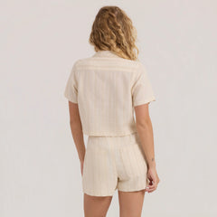 Crosswinds Camp Button Up Shirt - Unbleached