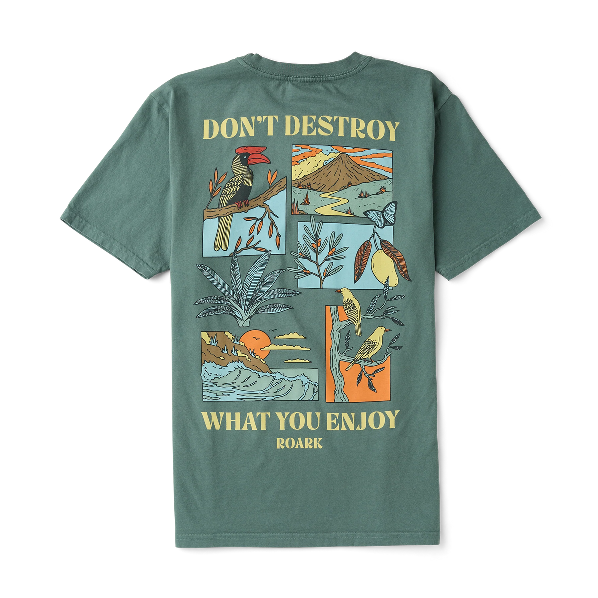 Enjoy Premium Tee - Slate Green