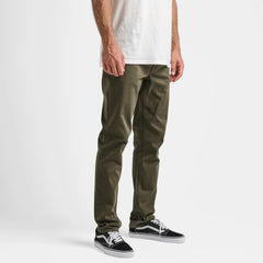 HWY 133 Slim Straight Broken Twill Jeans - Military