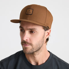 Safecamp Snapback Hat - Dark Khaki