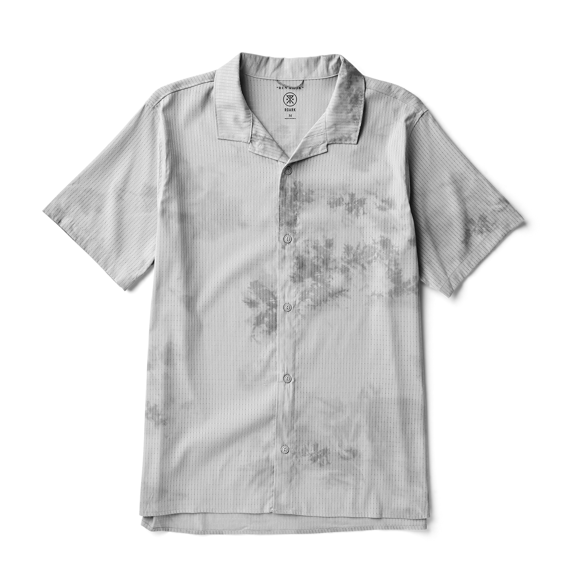 Bless Up Trail Button Up Shirt - Ghost Grey