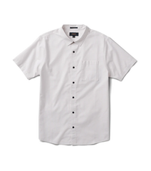 Well Worn Short Sleeve Button Up Shirt - White