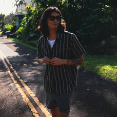 Crosswinds Button Up Shirt - Onyx